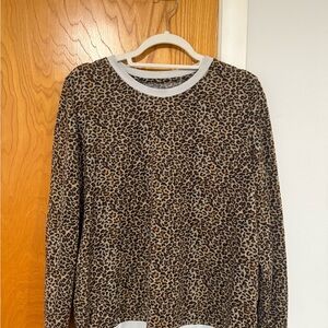 Leopard Print Women's Top